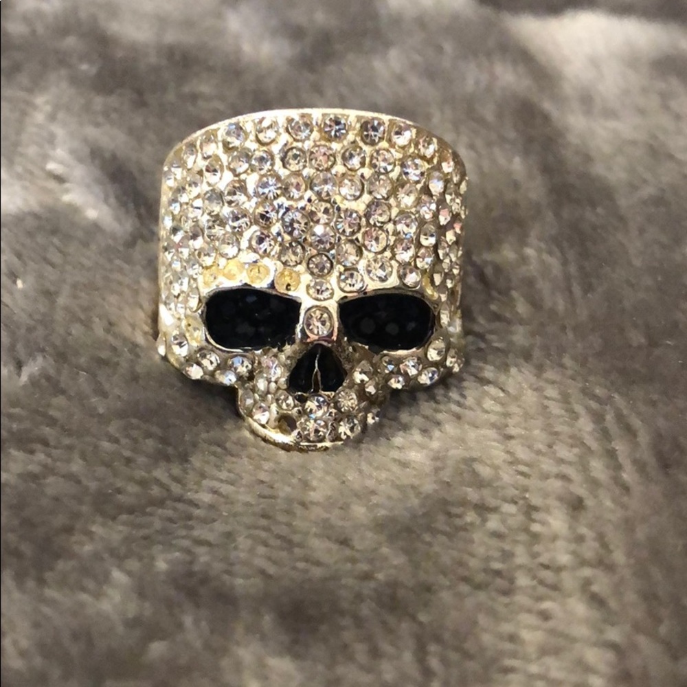 Sparkle Skull Ring